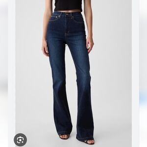 Gap Mid Rise Trouser Flare Jeans